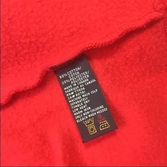 XL Men’s Tommy Hilfiger 1/4 zip fleece sweatshirt - Picture 5 of 5